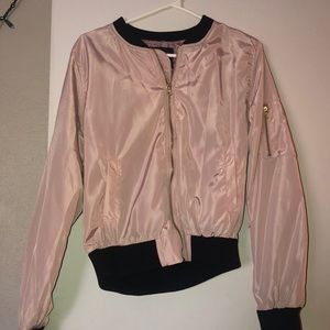 Baby pink Bomber jacket